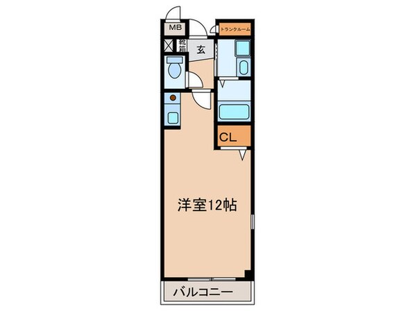 リベッチオ旭町の物件間取画像